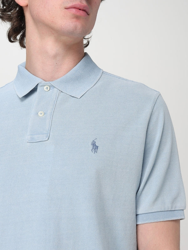 Polo Ralph Lauren Sky Blue Polo Shirt - Image 3