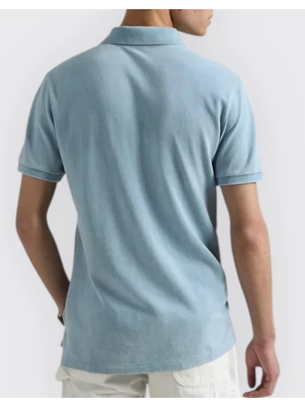 Polo Ralph Lauren Sky Blue Polo Shirt - Image 4