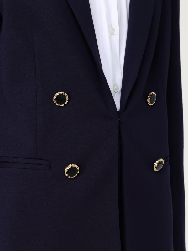 Twin Set Navy Tailored Jacket - Image 4