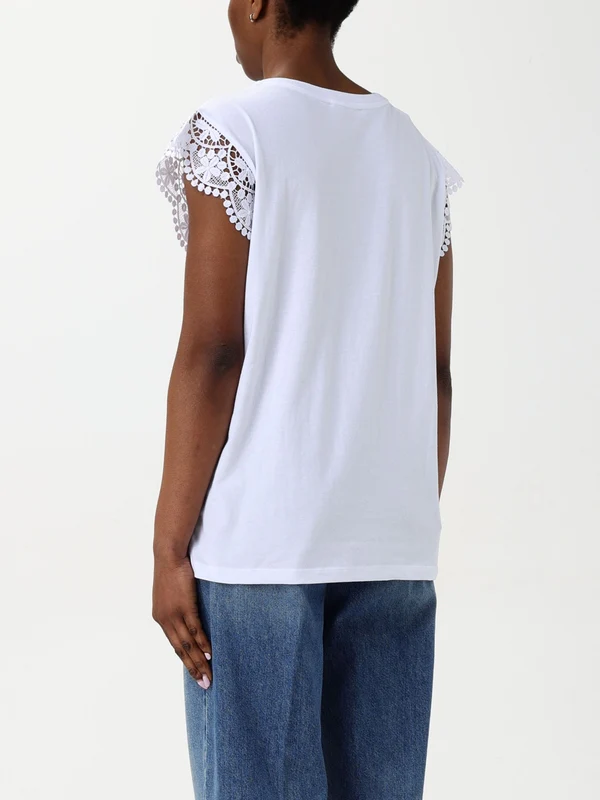 Twin Set White Short Sleeve T-Shirt - Image 2