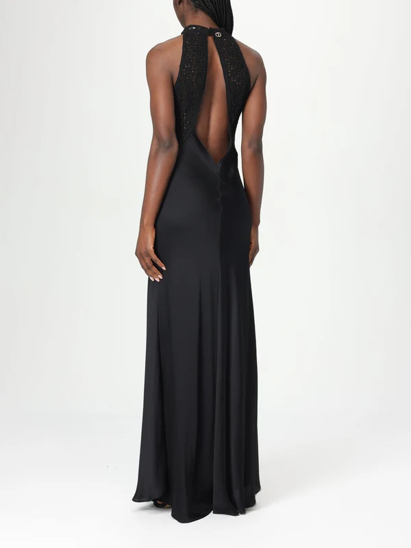 Twin Set Black Long Dress - Image 2