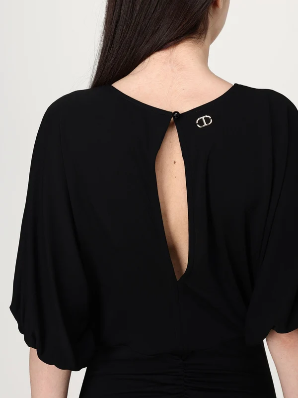 Twin Set Black Long Dress - Image 3