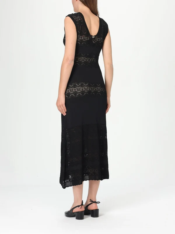 Twinset Black Midi Dress - Image 2