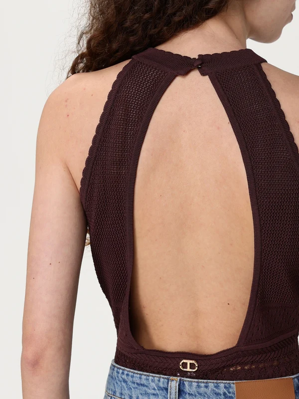 Twin Set Brown Bodysuit - Image 4