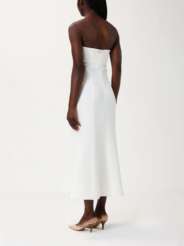 Twinset White Midi Dress - Image 2