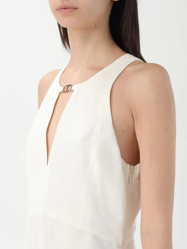 Twin Set White Mini Dress - Image 3