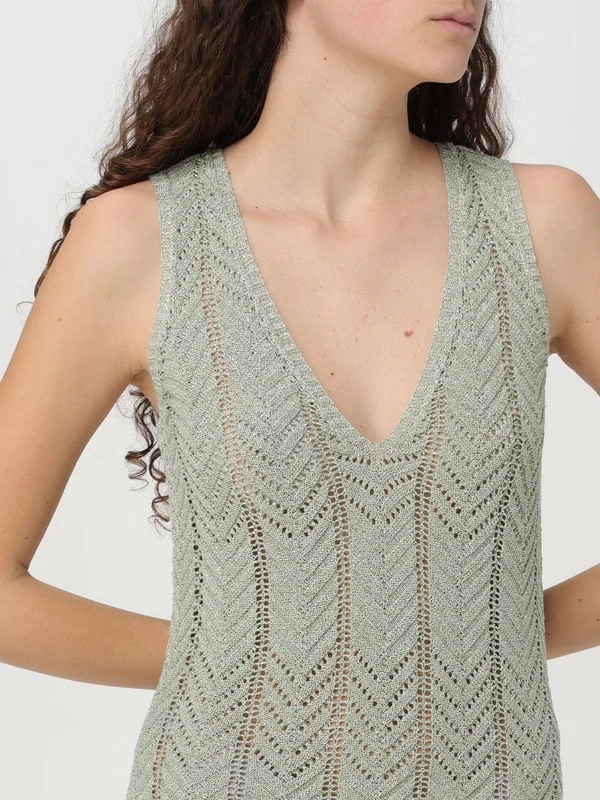 Twinset Green Midi Dress - Image 3