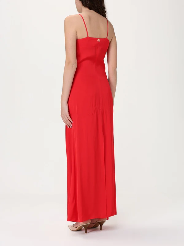 Twin Set Red Long Dress - Image 2