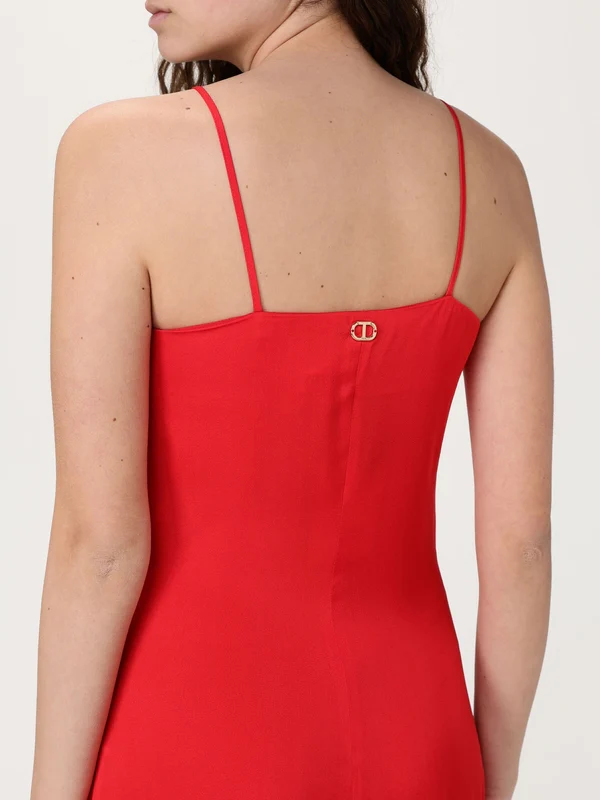Twin Set Red Long Dress - Image 3