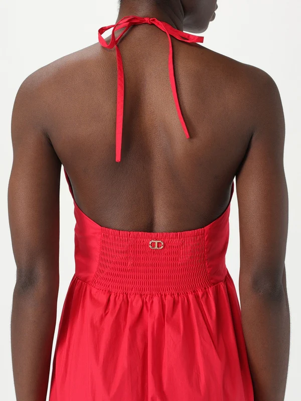 Twinset Red Midi Dress - Image 3