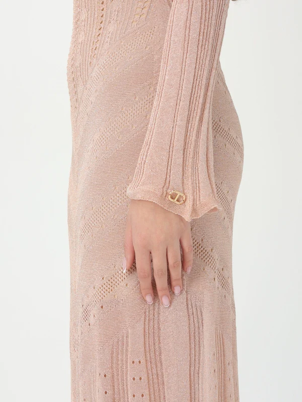Twin Set Beige Long Dress - Image 3