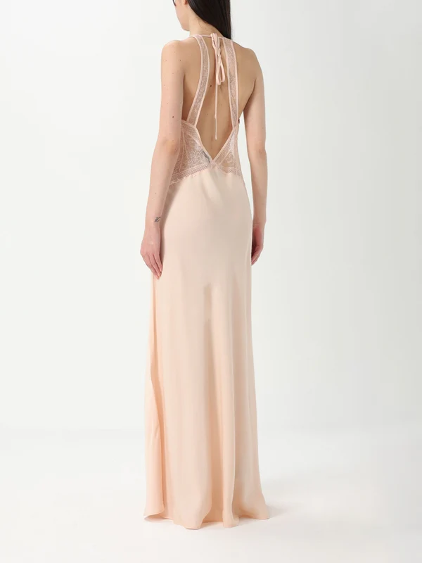 Twin Set Beige Long Dress - Image 2