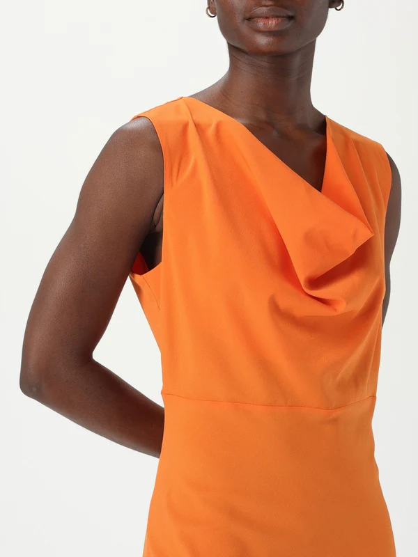 Twin Set Orange Long Dress - Image 3
