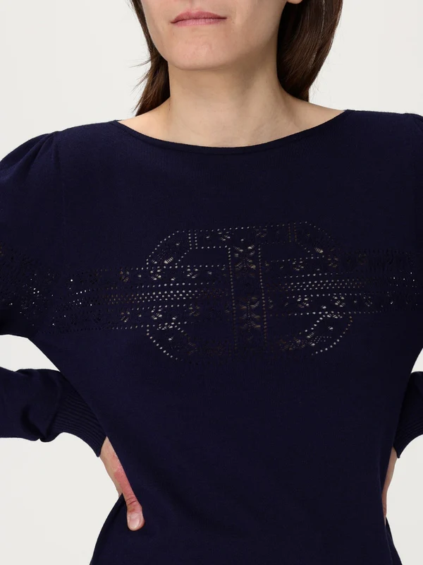 Twin Set Navy Knit - Image 3