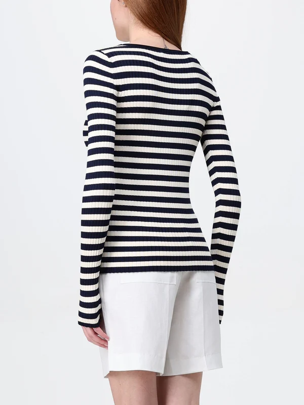 Twin Set White Black Long Sleeve Top - Image 2