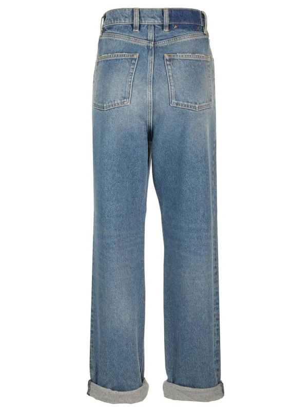 Golden Goose Blue Denim Pants - Image 2