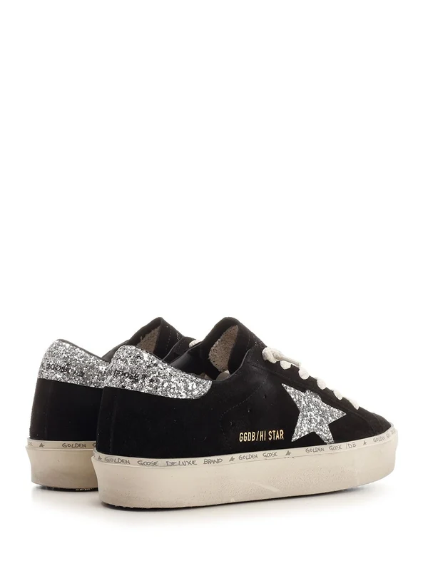 Golden Goose Black Low Top Sneakers - Image 3