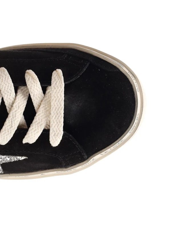Golden Goose Black Low Top Sneakers - Image 4