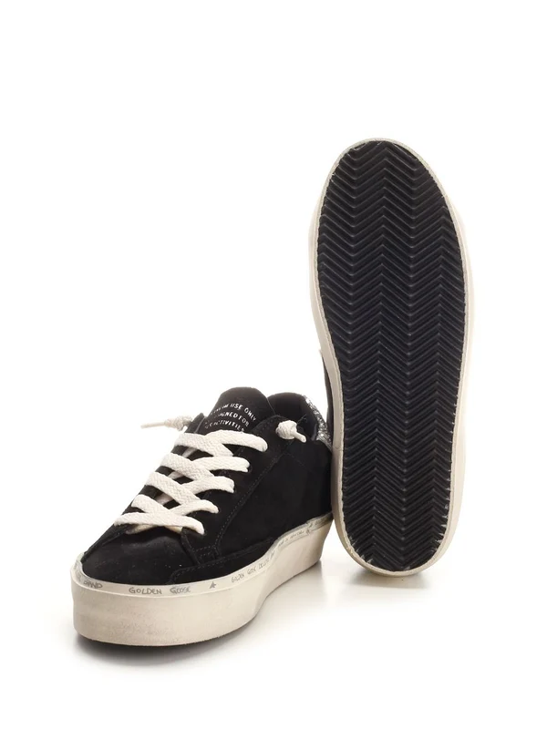 Golden Goose Black Low Top Sneakers - Image 5