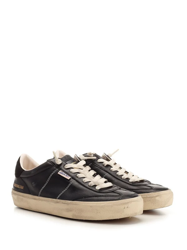 Golden Goose Black Low Top Sneakers - Image 2
