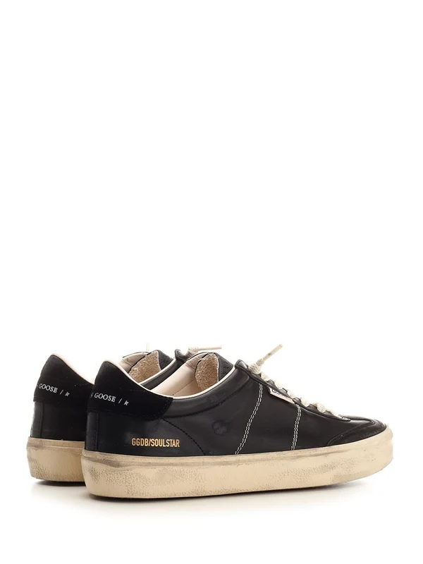 Golden Goose Black Low Top Sneakers - Image 3
