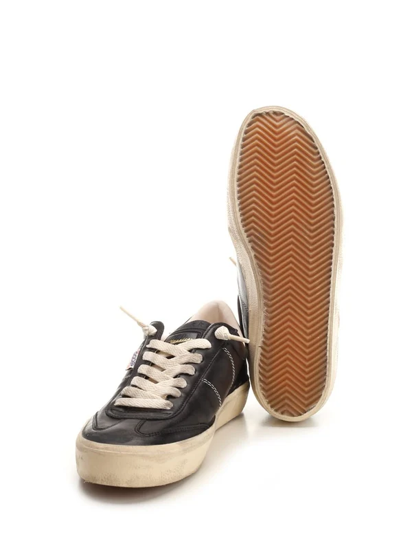 Golden Goose Black Low Top Sneakers - Image 5