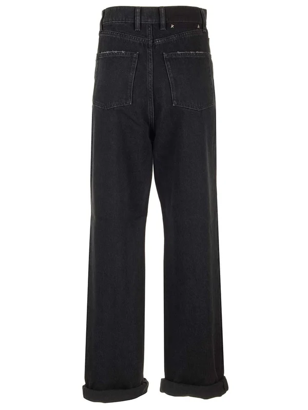 Golden Goose Black Denim Pants - Image 2