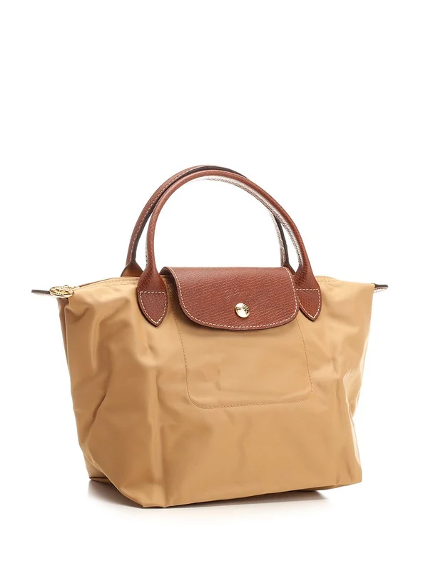 Longchamp Beige Brown Tote Bags - Image 2