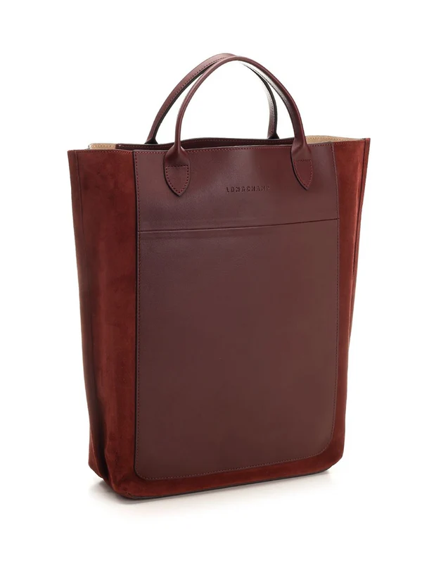 Longchamp Burgundy Tote Bags - Image 2