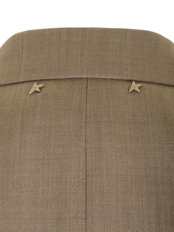 Golden Goose Beige Grey Tailored Jackets - Image 7