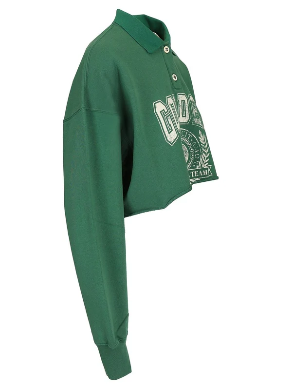 Golden Goose Green Polo Shirts - Image 3