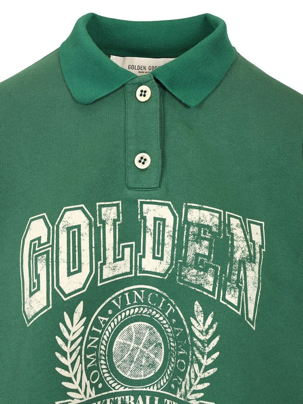Golden Goose Green Polo Shirts - Image 4