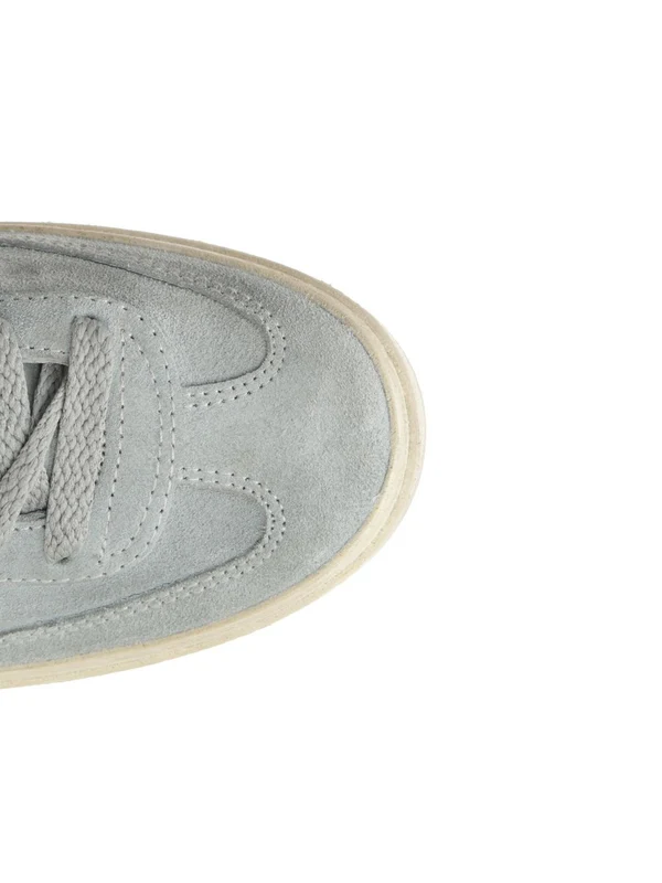 Golden Goose Grey Low Top Sneakers - Image 4