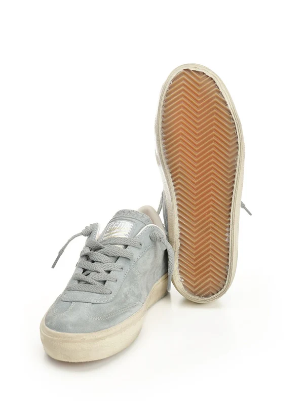 Golden Goose Grey Low Top Sneakers - Image 5