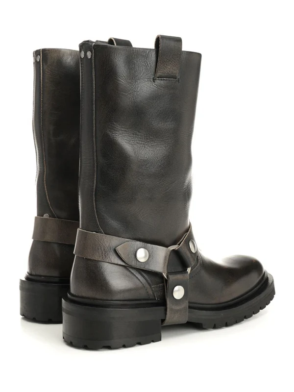 Golden Goose Black Middle Boots - Image 3