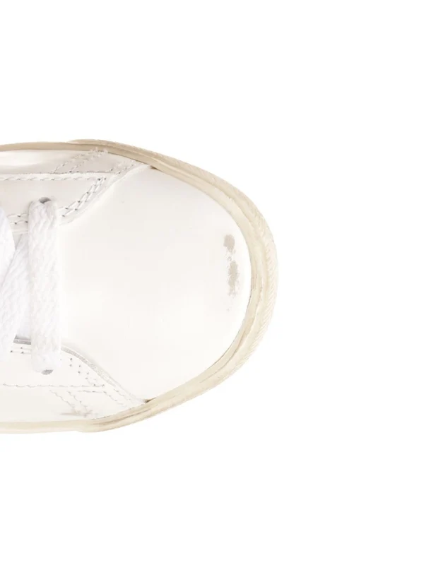 Golden Goose White Low Top Sneakers - Image 4