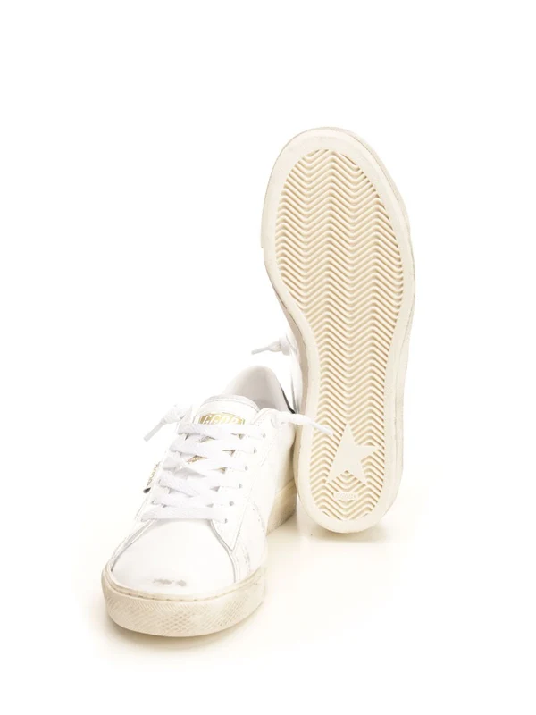 Golden Goose White Low Top Sneakers - Image 5