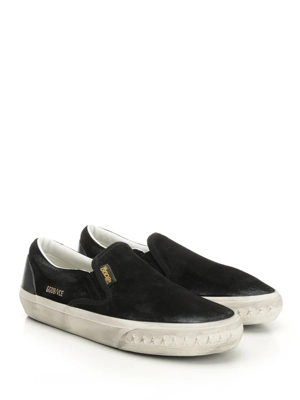 Golden Goose Black Low Top Sneakers - Image 2