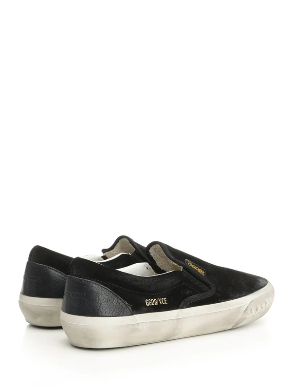 Golden Goose Black Low Top Sneakers - Image 3