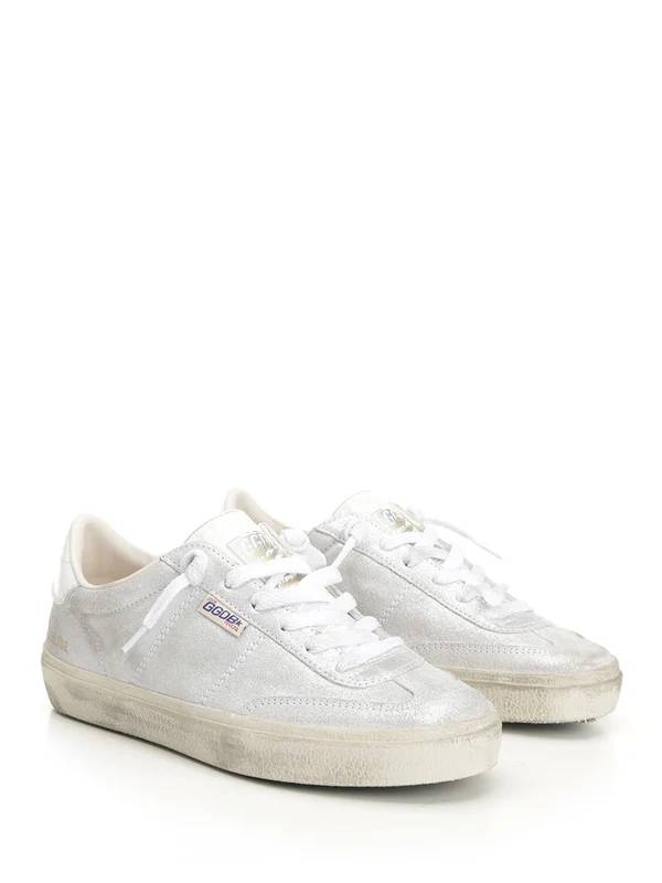 Golden Goose White Low Top Sneakers - Image 2