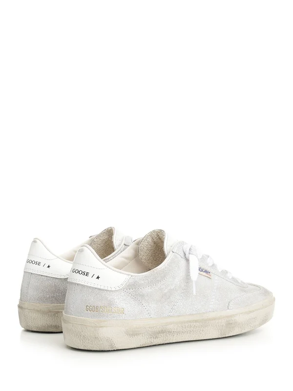 Golden Goose White Low Top Sneakers - Image 3