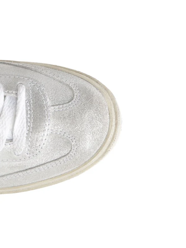 Golden Goose White Low Top Sneakers - Image 4
