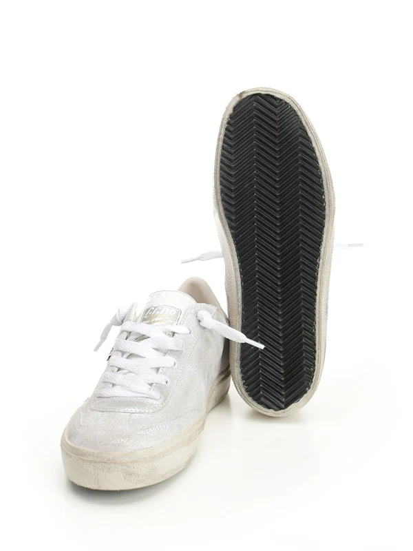 Golden Goose White Low Top Sneakers - Image 5