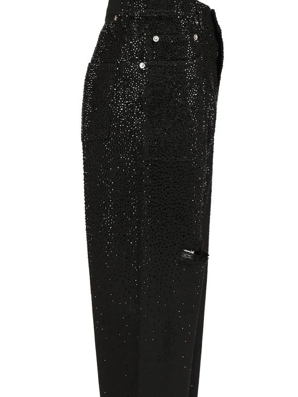 Golden Goose Black Denim Pants - Image 3