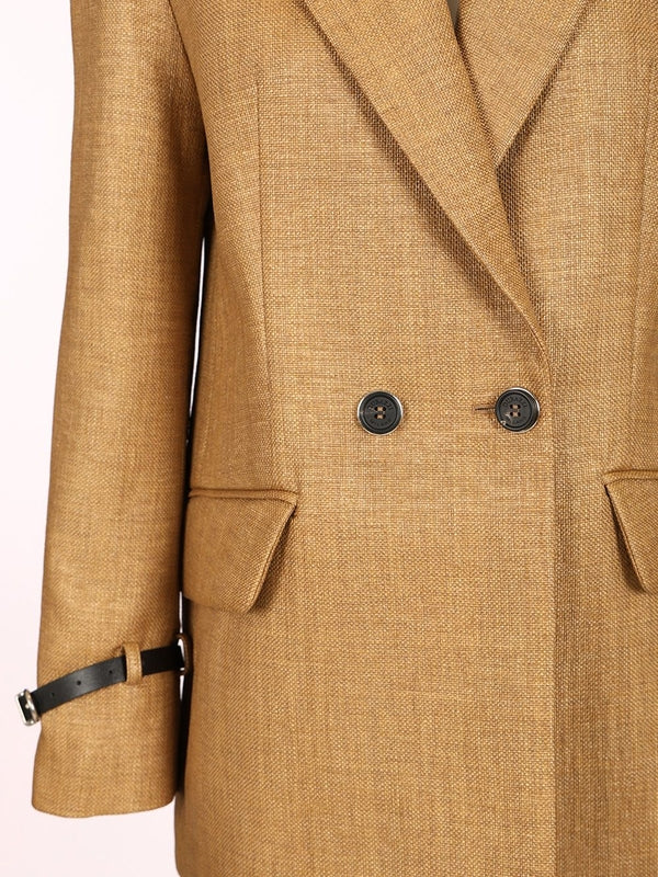 Durazzi Milano Beige Tailored Jackets - Image 4