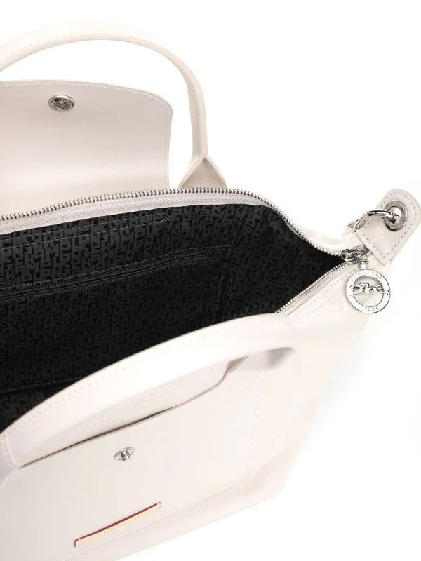 Longchamp White Tote Bags - Image 4