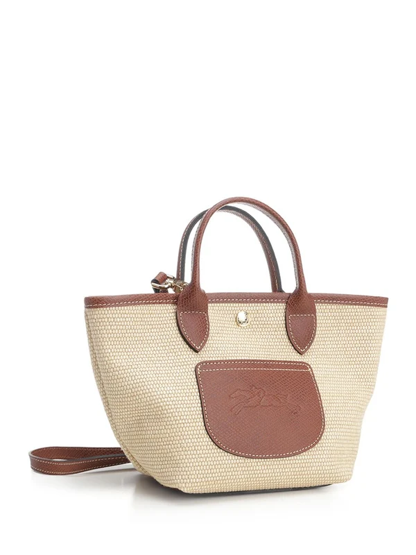 Longchamp Beige Brown Tote Bags - Image 2