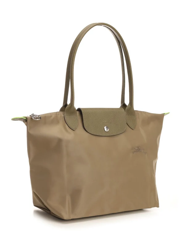 Longchamp Khaki Tote Bags - Image 2