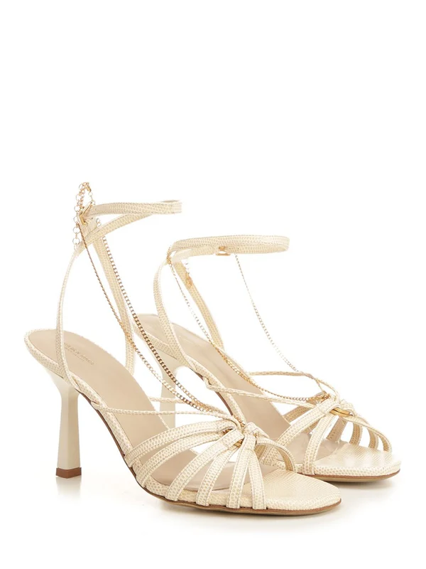 Golden Goose Beige Sandal Heels - Image 2