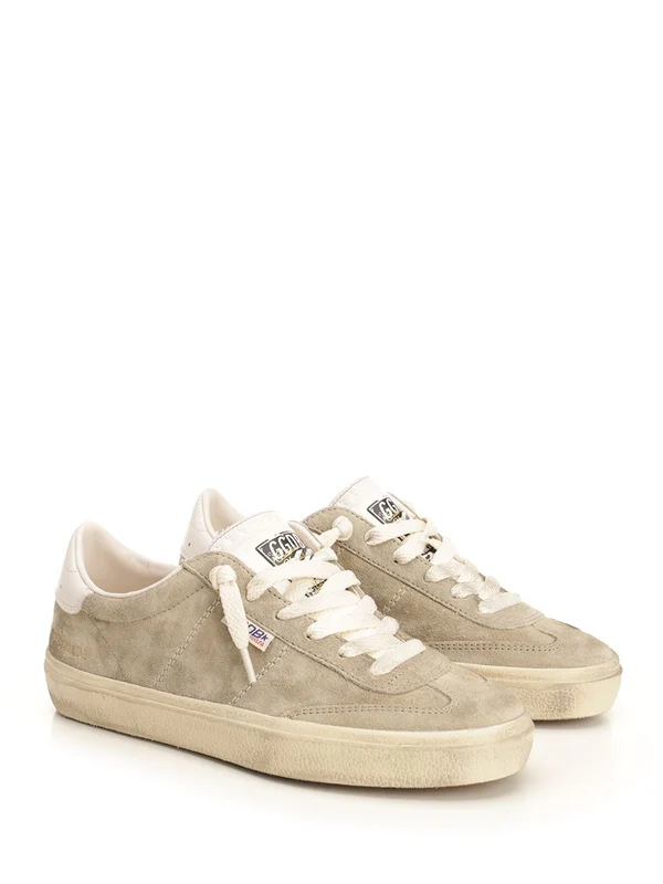 Golden Goose Beige Low Top Sneakers - Image 2
